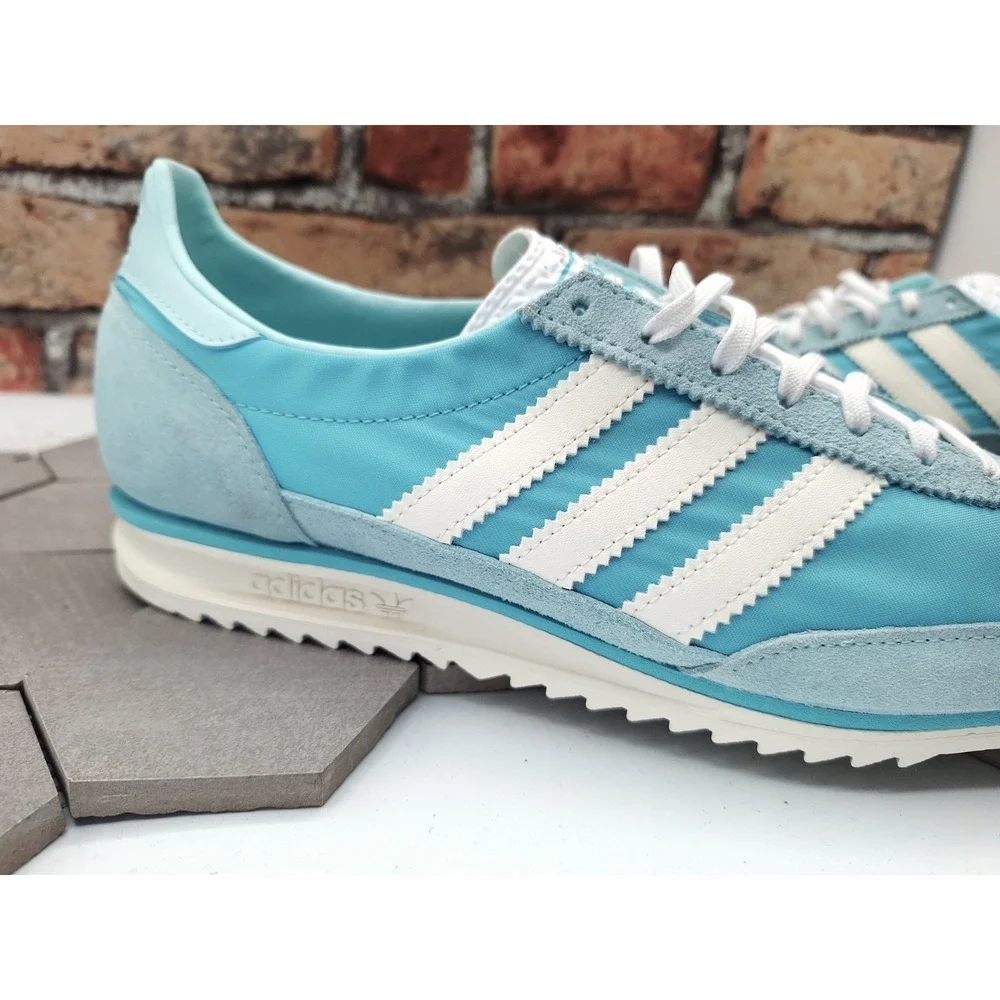 adidas Originals SL 72 OG W Aqua Mint Sky Blue White Women Sz 10 Retro Running